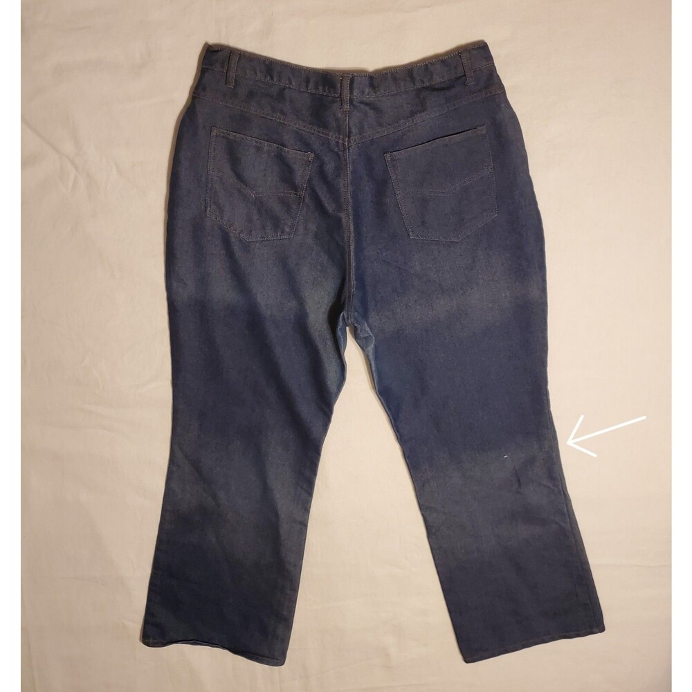 Deja Bleu Jeans Womens Size 20 Blue Straight Leg READ - Picture 3 of 15
